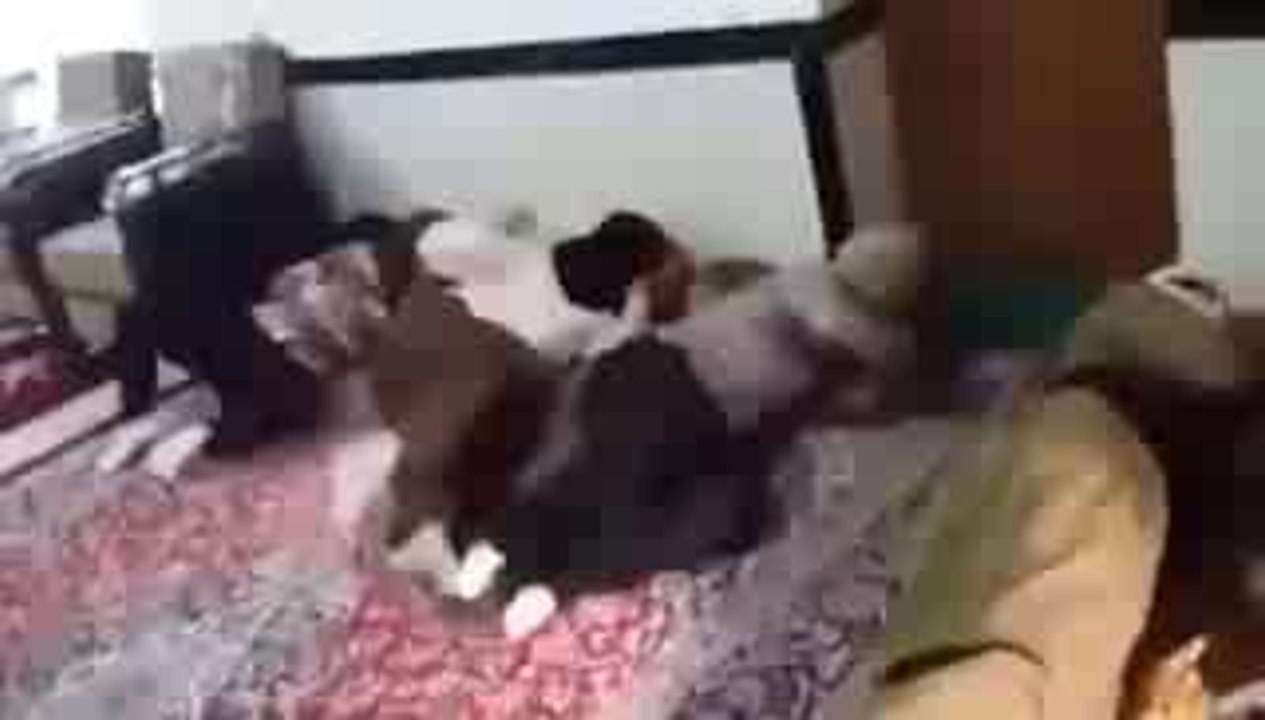 Funny men's sleeping.