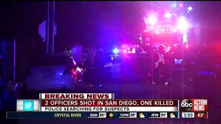 One San Diego police officer dead, another in surgery following shooting