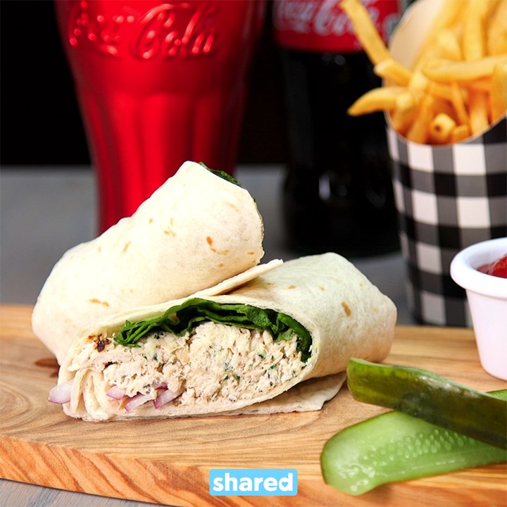 Chicken Caesar Wraps