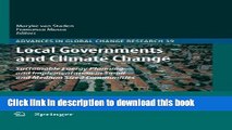Read Local Governments and Climate Change: Sustainable Energy Planning and Implementation in Small