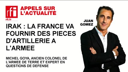 Irak : la France va fournir des pièces d'artillerie à l'armée