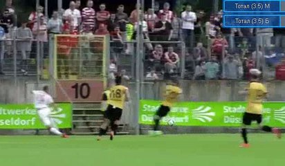 Oliver Fink Goal - Dusseldorf  1-1 Malaga - 30-07-2016