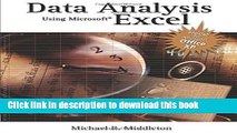 Ebook Data Analysis Using Microsoft Excel: Updated for Office XP Full Online