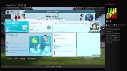 Mociòn's Live PS4 Broadcast - Portugal Liga NOS Career Mode - SL Benfica. x3 Games (54)