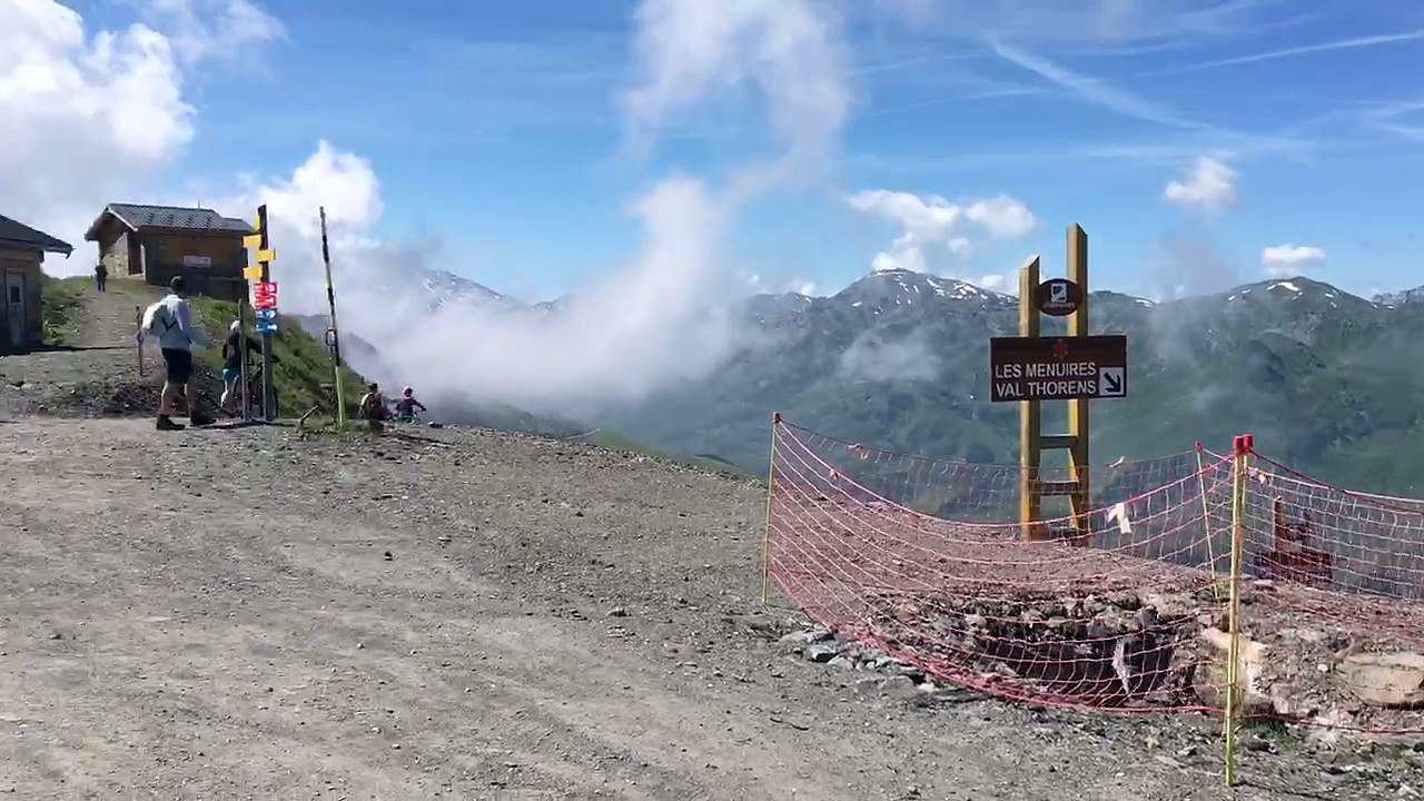 Sommet de la chaudanne Méribel été vue
