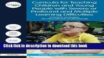 Read Curricula for Teaching Children and Young People with Severe or Profound and Multiple