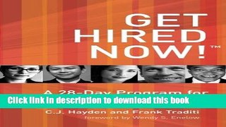 Read Books Get Hired Now! A 28-Day Program for Landing the Job You Want PDF Free