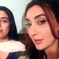 Maya Ali and Ayesha Khan singing OST of Mann Mayal