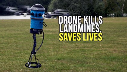 Drone Can Detect And Detonate Land Mines