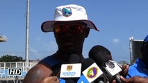 West Indies under pressure Marlon Samuels