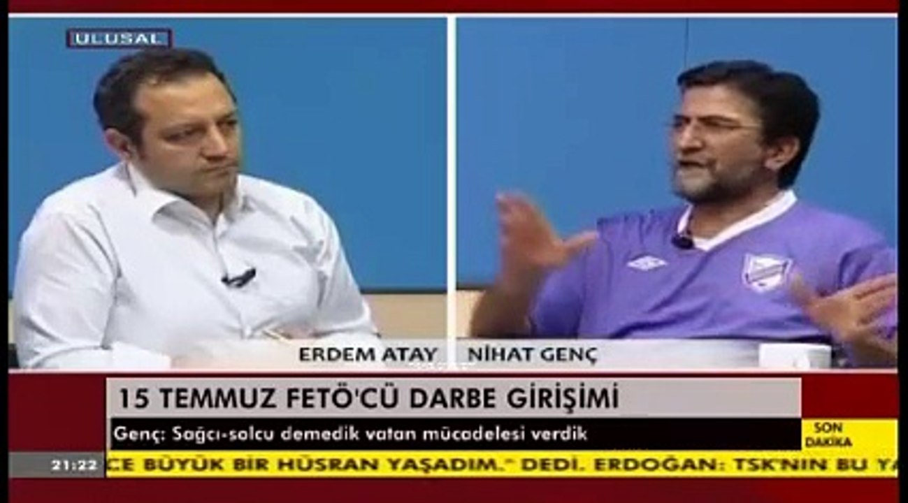 Nihat Genç gözyaşlarını tutamadı