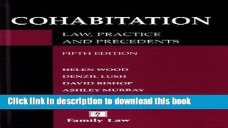 [PDF]  Cohabitation: Law, Practice and Precedents (Fifth Edition)  [Read] Online