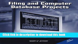 [PDF] Filing and Computer Database Projects Workbook with CD-ROM Download Full Ebook