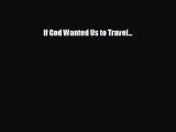 Enjoyed read If God Wanted Us to Travel...