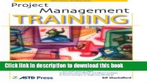 Read Project Management Training (ASTD Trainer s Workshop)  PDF Online