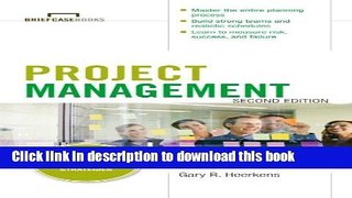 Read Project Management, Second Edition (Briefcase Books Series)  Ebook Free