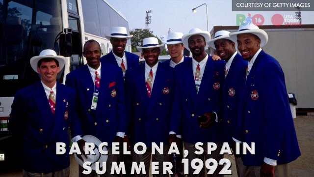 USA Olympic uniforms over the years