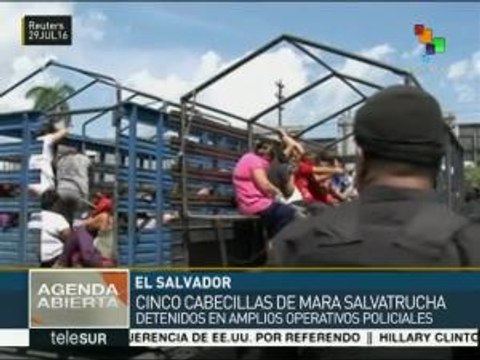 El Salvador: detienen a líderes de la pandilla Mara Salvatrucha