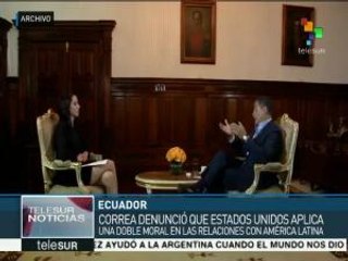 Correa acusa a Chevron de evadir responsabilidades en crimen ecológico