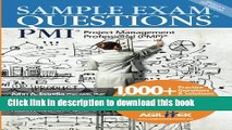 Read Sample Exam Questions: PMI Project Management Professional (PMP)  PDF Online