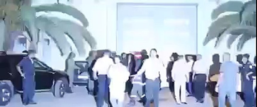 Prisonniers de rébellion à l'intérieur de la prison Okacha à Casablanca, Maroc #