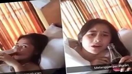 Video Prilly Latuconsina Berbikini Tidur Bareng Cowok Sambil Minum minum [Low, 360p]