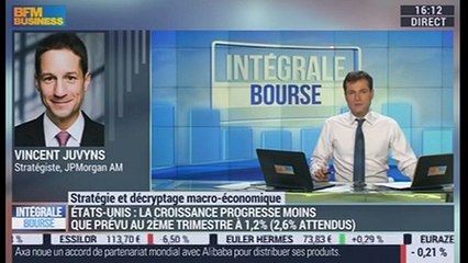 L'actu  macro-éco: "Les données économiques observées ce vendredi plaident pour des 3ème et 4ème trimestres relativement positifs", Vincent Juvyns - 29/07