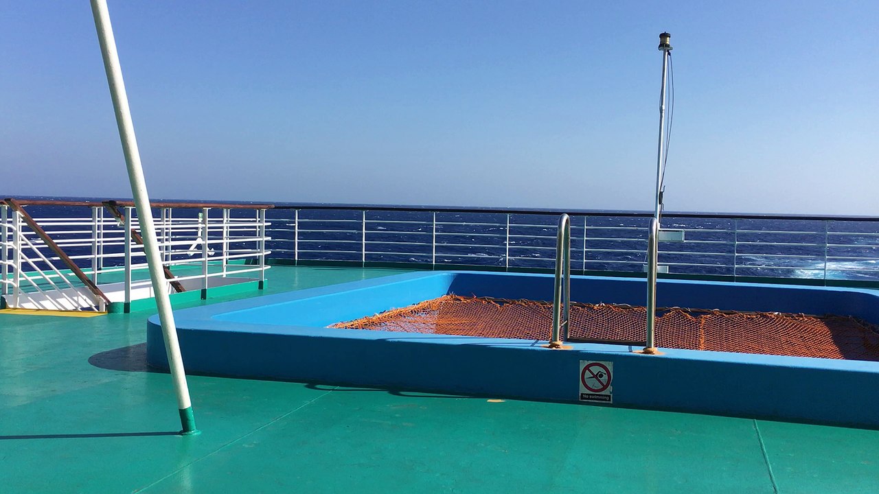 Morgens um sieben auf der Prevelis (Rhodos - Karpathos)