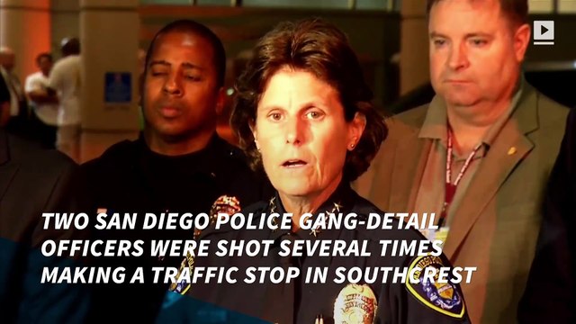 2 San Diego police officers shot, one fatally, after traffic stop
