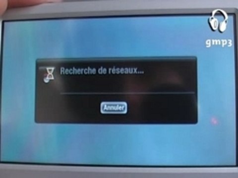 Test Archos 605 Wifi - Menu Paramètres