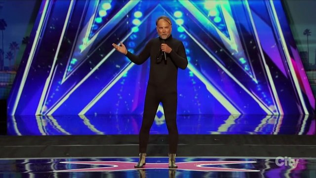 Mr. Splat and the Judges takes a dive on stage - Auditions Week 1 - America's Got Talent 2016 Full