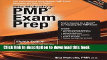 Read Books PMP Exam Prep By Rita Mulcahy, 2013 Eighth Edition, Rita s Course in a Book for Passing