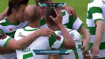 1-0 Jonas Kamper Goal Denmark Superligaen - 29.07.2016, Viborg FF 1-0 Esbjerg fB