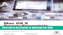 Download Apple Training Series: Mac OS X Server Essentials  PDF Online