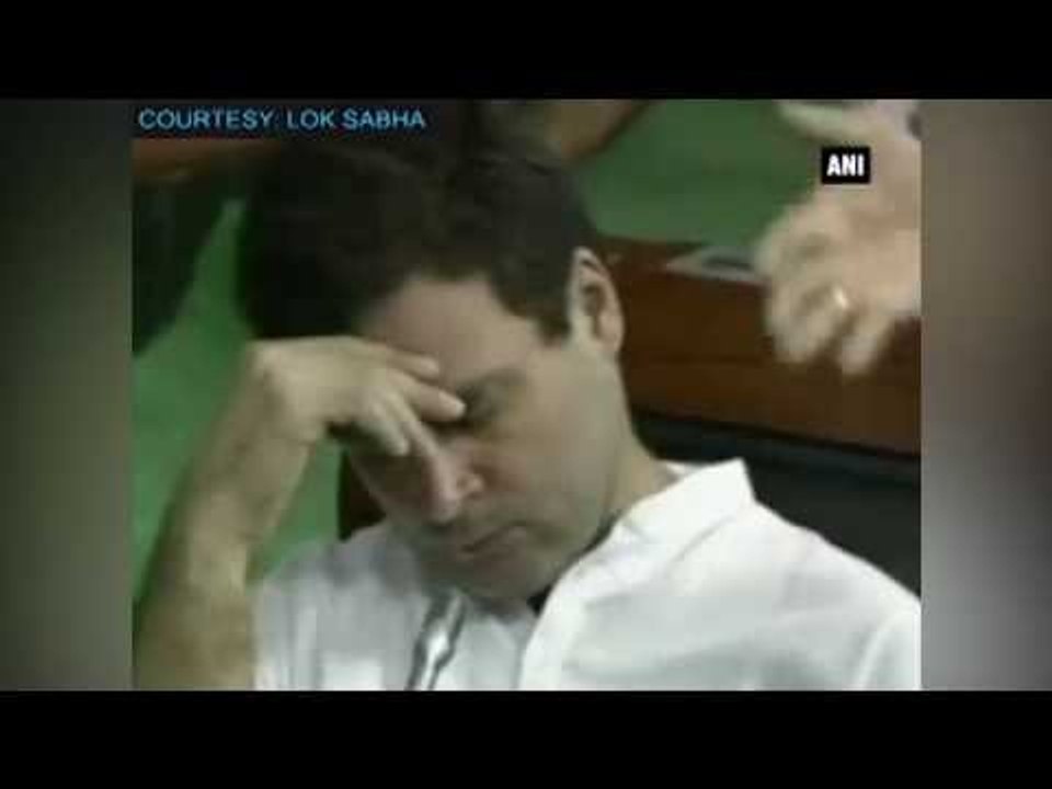 Did Rahul Gandhi doze off in Parliament yet again?