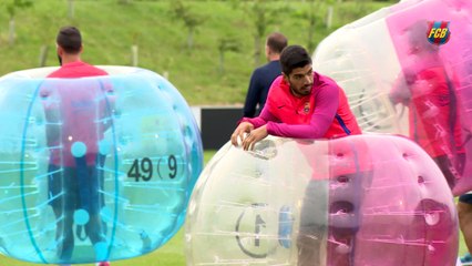 FC Barcelona's evening training session at St. Georges Park (29/07/16)