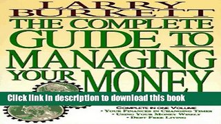 Read Books The Complete Guide to Managing Your Money E-Book Free