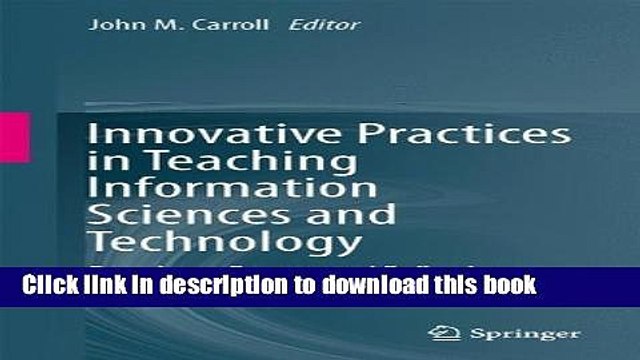 Read Books Innovative Practices in Teaching Information Sciences and Technology: Experience