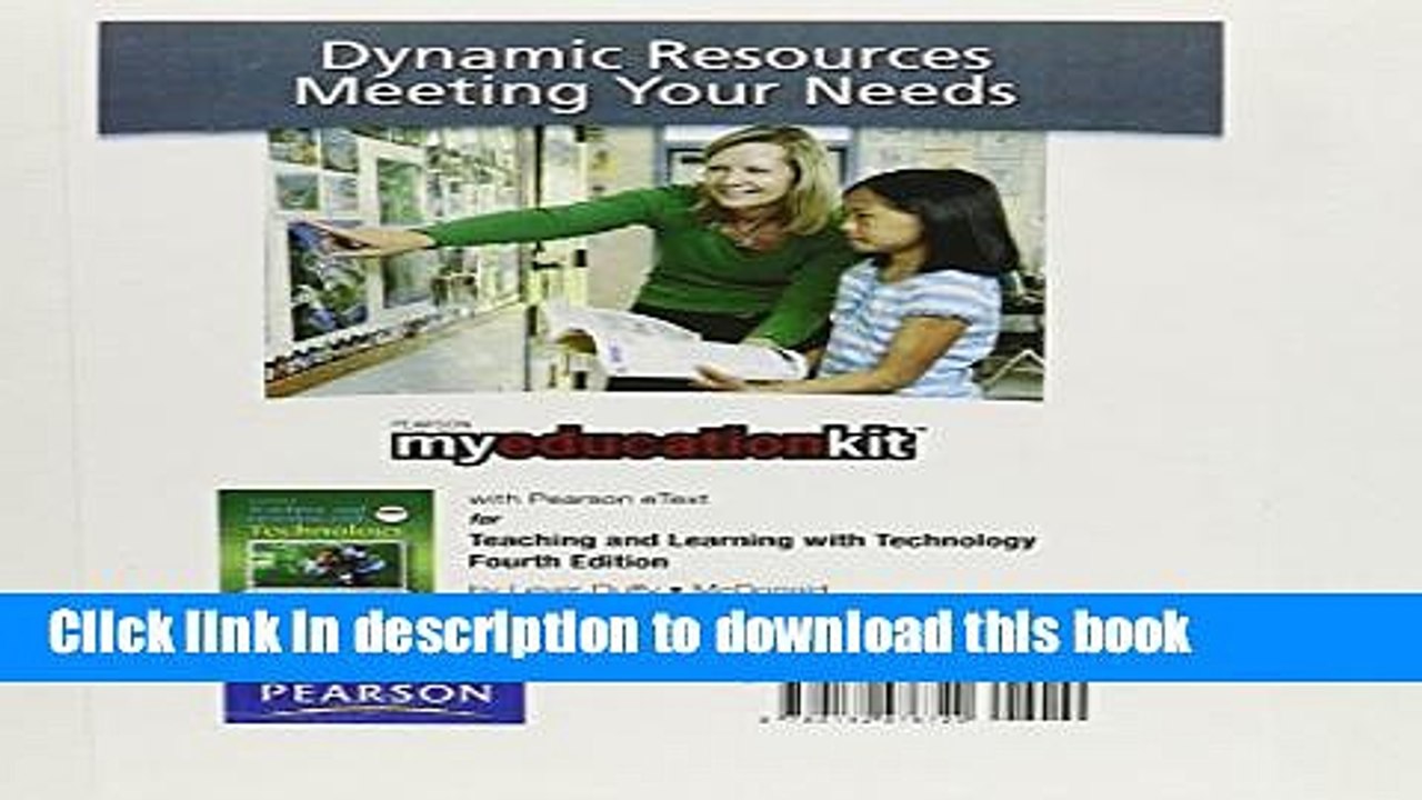 Read Books MyEducationKit with Pearson eText -- Standalone Access Card -- for Teaching and