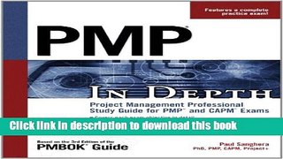 Read Books PMP in Depth: Project Management Professional Study Guide for PMP and CAPM Exams Ebook