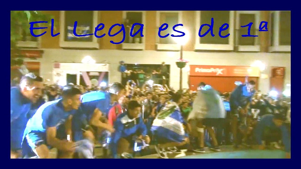EL "LEGA" CELEBRA EL ASCENSO A PRIMERA EN LA PLAZA DE ESPAÑA