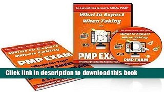 Read Books What To Expect When Taking the PMP Exam: A Body of Knowledge for the Managerial Process