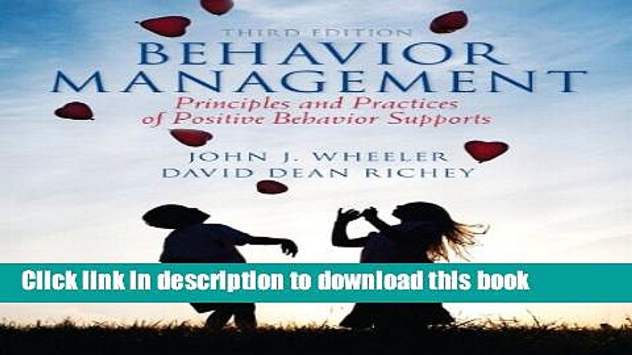 Read Books Behavior Management, Pearson eText with Loose-Leaf Version -- Access Card Package (3rd