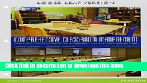 Read Books Comprehensive Classroom Management: Creating Communities of Support and Solving