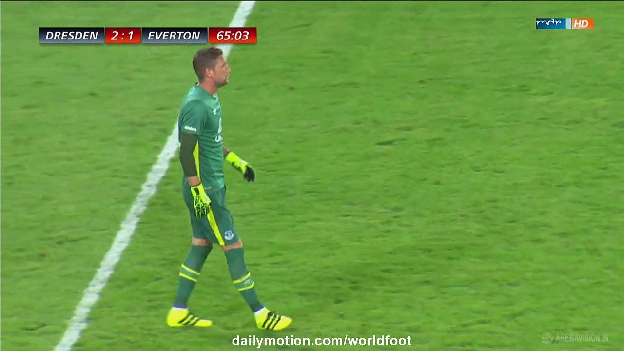 2-1 Pascal Testroet Goal HD - SG Dynamo Dresden 2 - 1 Everton 29.07.2016 HD