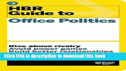 Read Books HBR Guide to Office Politics (HBR Guide Series) PDF Online