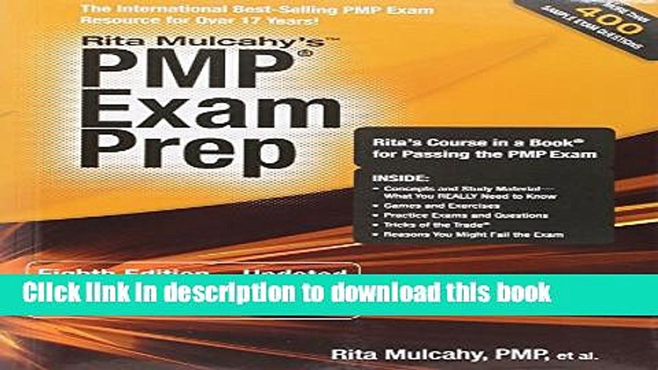Read Books PMP Exam Prep, Eighth Edition - Updated: Rita s Course in a Book for Passing the PMP