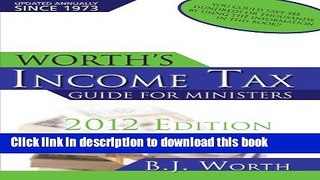 Read Books Worth s Income Tax Guide for Minister s ebook textbooks