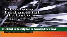 Read Books Modern Industrial Statistics: with applications in R, MINITAB and JMP ebook textbooks