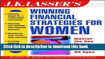 Read Books J.K. Lasser s Winning Financial Strategies for Women E-Book Free